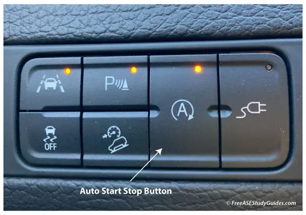 Start Stop System Button
