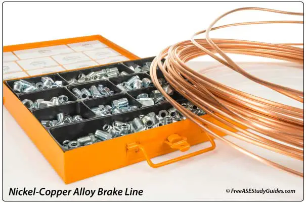 DOT approved copper nickel alloy brake line.