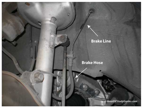 Brake line and hose.