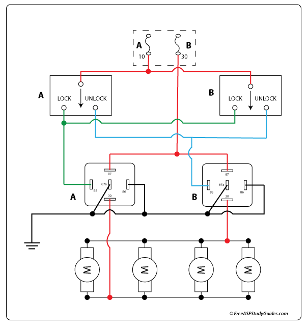 Door lock circuit.