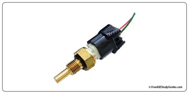 (ECT) engine coolant temperature sensor.