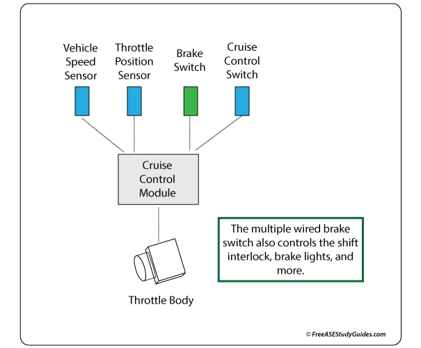 Cruise control components.