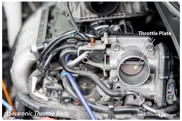 Electronic Throttle Body  with carbon on throttle plate