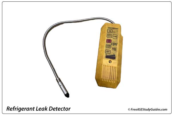 Refrigerant leak detector.